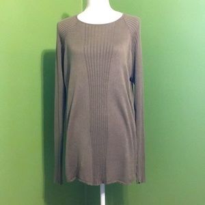 THE COLLECTION olive green long sleeved sweater